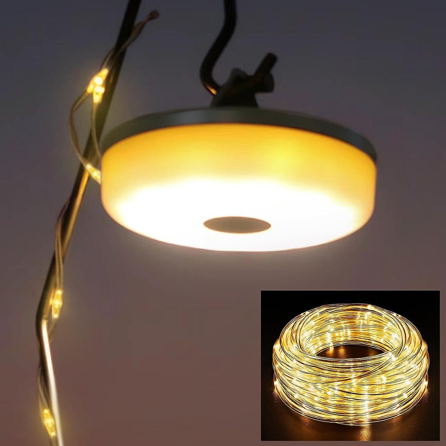 🔥Last Day 50% OFF✨Retractable Camping String Lights✨