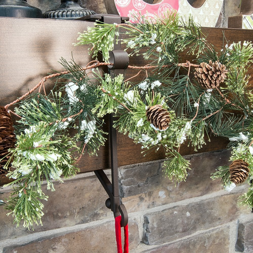 🎅Christmas SALE: 50% OFF✨ Fireplace Stocking and Garland Hanger