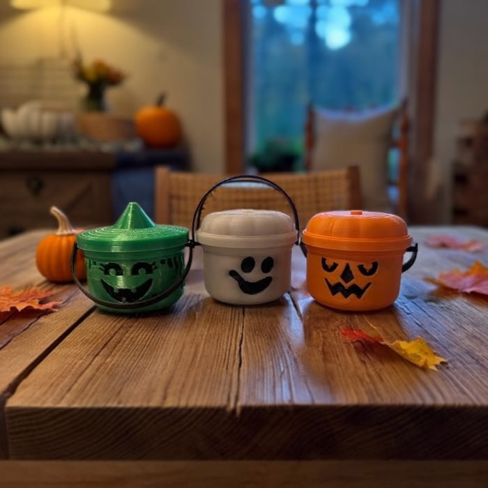 đ„LAST DAY 49% OFF- Spooky Mini Boo Bucket Figurines