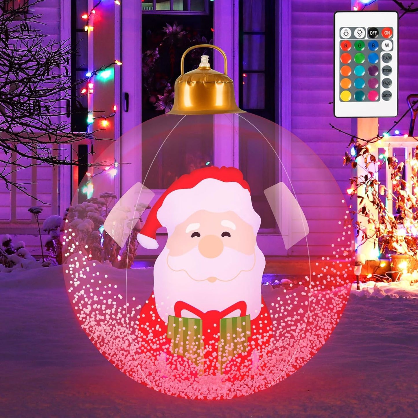 🎅Christmas Hot Sale -Outdoor Christmas PVC inflatable Decorated Ball🎄