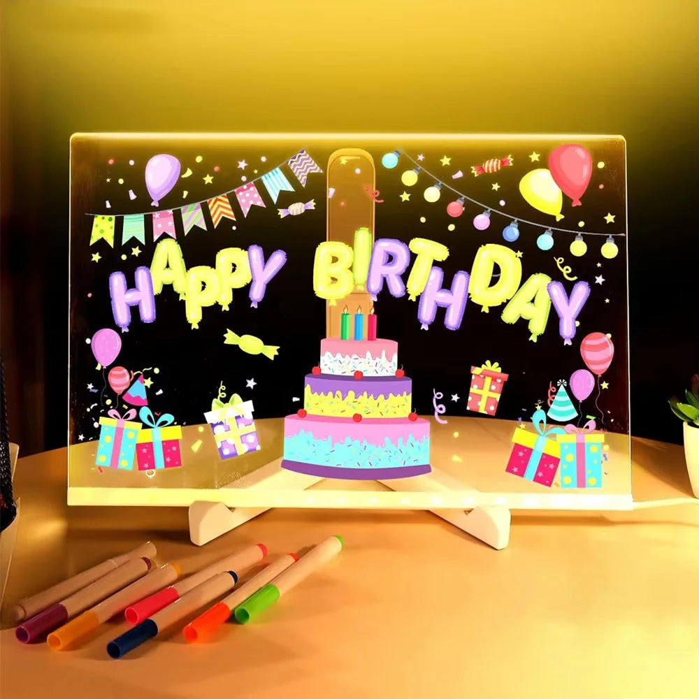 🎁The Best Gift For Kids-Luminous LED Drawing Board🎄🔥