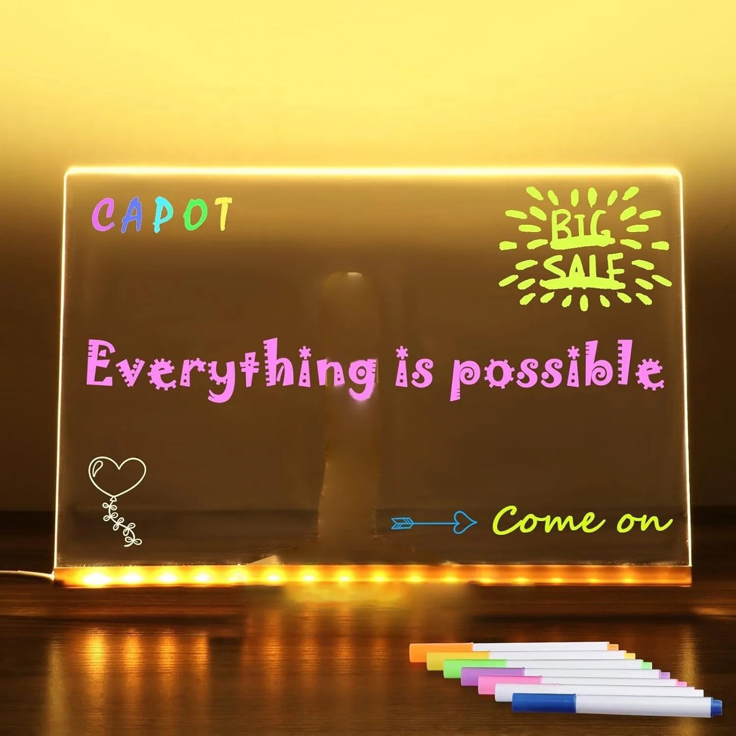 🎁The Best Gift For Kids-Luminous LED Drawing Board🎄🔥
