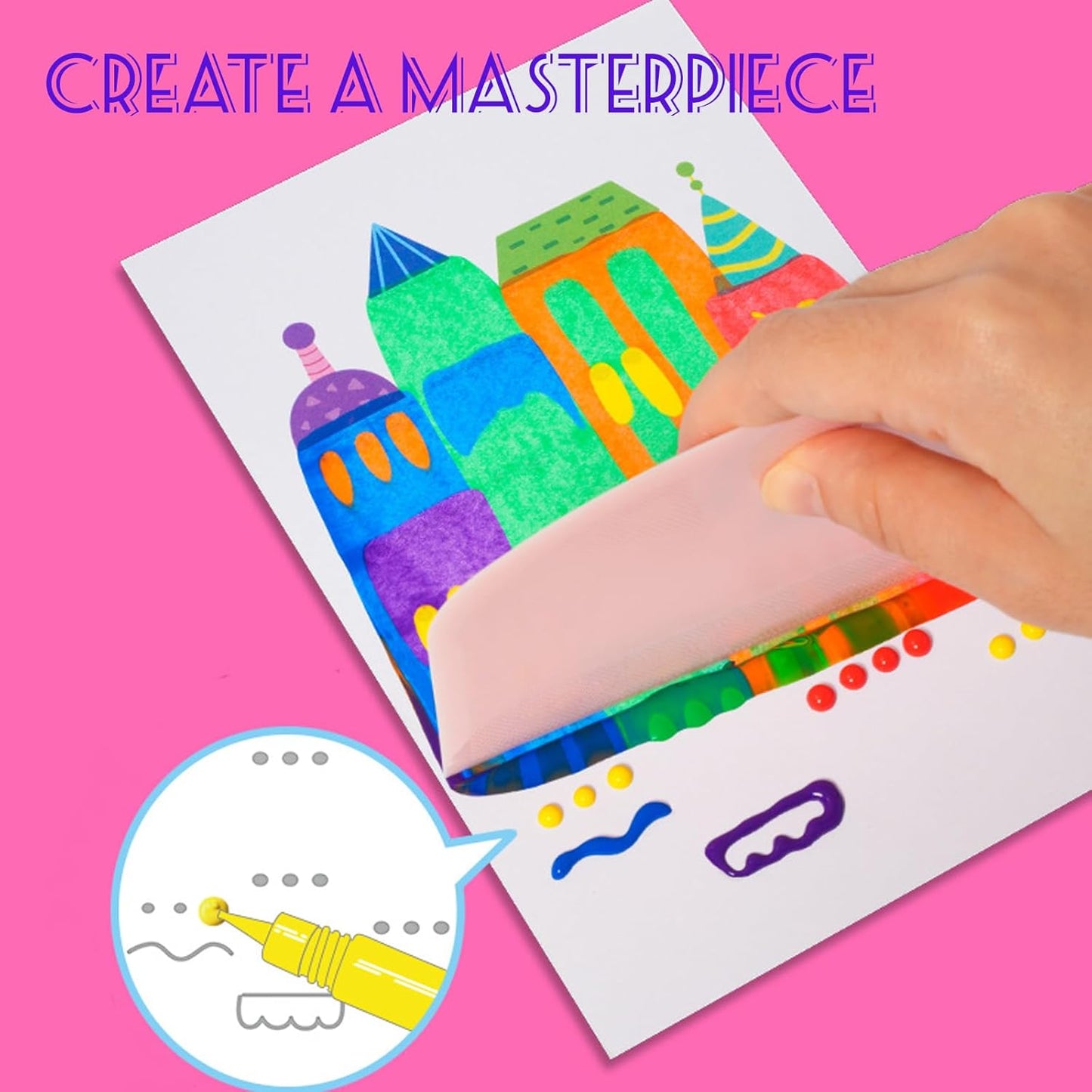 🌈Rainbow Scratch Art Magic Reveal Kit🎁