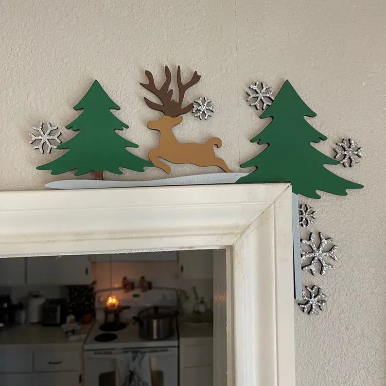 ๐
2024 Christmas Gift 50% Off--Metal Christmas Door Topper