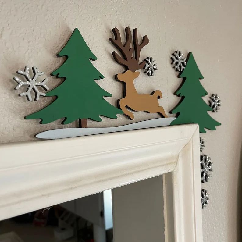 ๐
2024 Christmas Gift 50% Off--Metal Christmas Door Topper