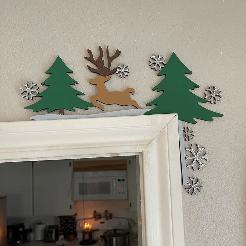 ๐
2024 Christmas Gift 50% Off--Metal Christmas Door Topper