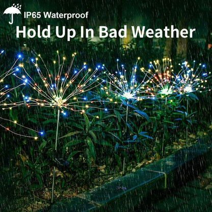 🔥Hot Sale-49% OFF🔥Outdoor Solar Fireworks Light✨