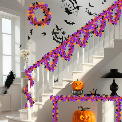 Halloween Tinsel Garland – Sparkly & Spooky Party Decor