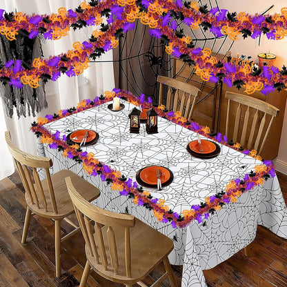 Halloween Tinsel Garland – Sparkly & Spooky Party Decor