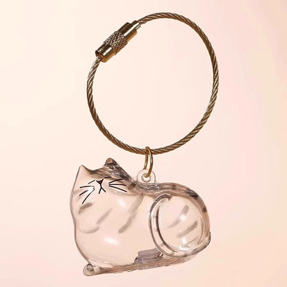 🏆 50K+ SOLD! – Almost Gone🔥Pet Hair Collector Keychain Charm Memorial Storage Box🔥