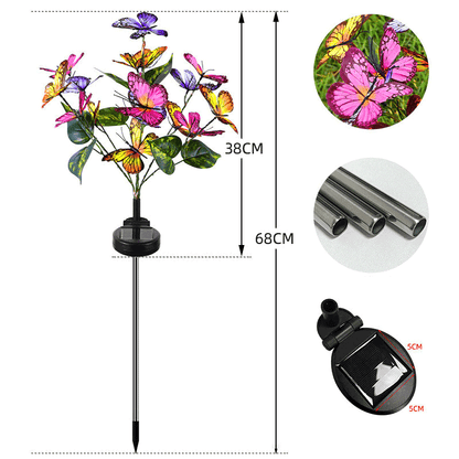💥Hot Sale- 49% OFF🔥Solar Outdoor Butterfly Lights🦋
