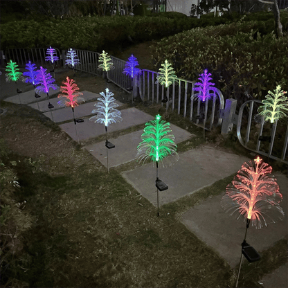 Seven Colors Gradient Solar Christmas Tree Lights